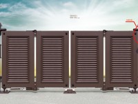 智能懸折門938-D1（深咖)